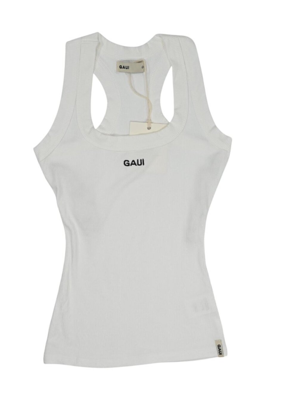 Gaui The Gaui T-Shape Tank Top in White